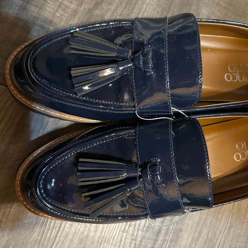 Franco Sarto Navy loafer